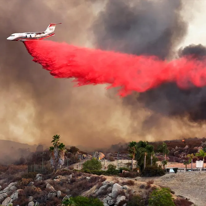 Photo of the Fairview Fire